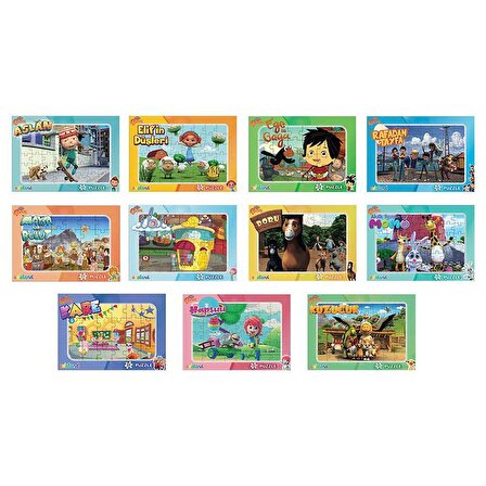 Adeland Yaşam 48 Parça Çocuk Puzzle