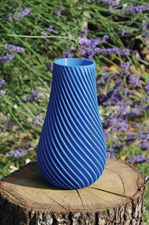 Dekoratif Vazo – 3D Doğa Dostu Biyoplastik Vazo – Çok Amaçlı Modern Vazo/Saksı Model M2