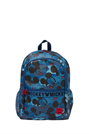 Disney Pop Out Koleksiyonu Mickey Mouse Baskılı Mavi Okul Çantası