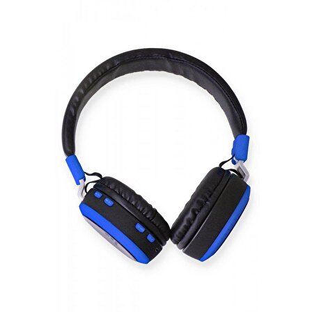 KR-3000 Pubg Pro Game Led Işıklı Mikrofonlu Bluetooth Kulak Üstü Kulaklık Mavi