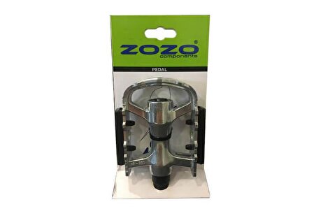 Zozo - Pedal - FP-960 Reflektörlü 9/16" Çelik Kırılmaz Bisiklet Pedal