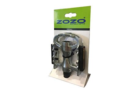 Zozo - Pedal - FP-960 Reflektörlü 9/16" Çelik Kırılmaz Bisiklet Pedal