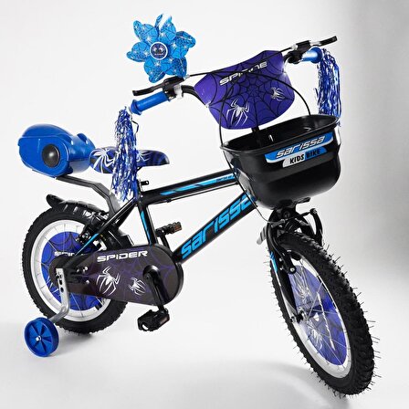 Sarissa Gidon Süsü Spinne Fırıldak Bisiklet Rüzgar Gülü Mavi 