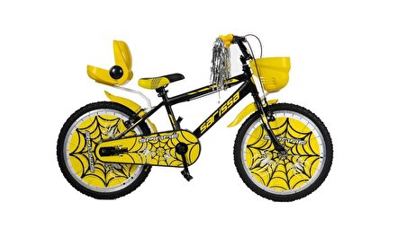 Sarissa Çocuk Bisikleti 20 Jant Spinne Zincir Muhafaza Plastik Bisiklet Mufazası Sarı