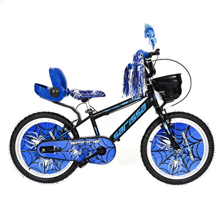 Sarissa Spinne 20 Jant 6 ve 10 Yaş Çocuk Bisikleti Mavi + Yan Destek Tekeri