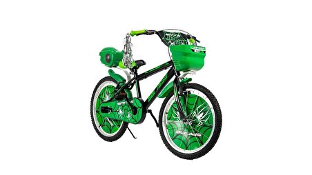 Sarissa Spinne 20 Jant 7 ve 10 Yaş Çocuk Bisikleti Yeni Sezon Full Aksesuarlı Yeşil