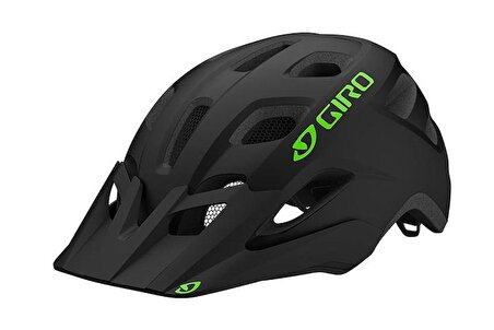 Giro Tramor GH157 Mat Siyah Neon Yeşil Youth Bisiklet Kaskı 50-57 cm Medium 
