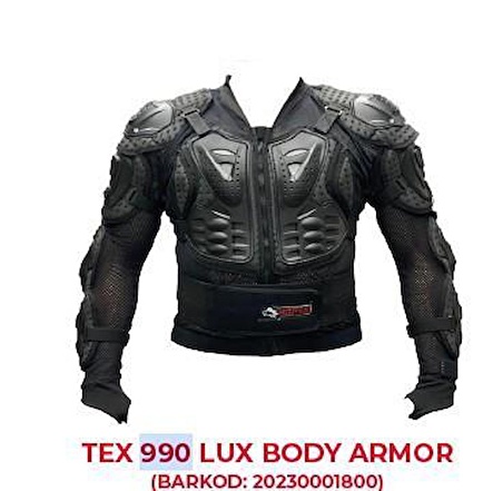 Forte Gt 990 Lüx Armor Fileli Full Koruma Europe Standart Motosiklet Body Armour 2XL Beden