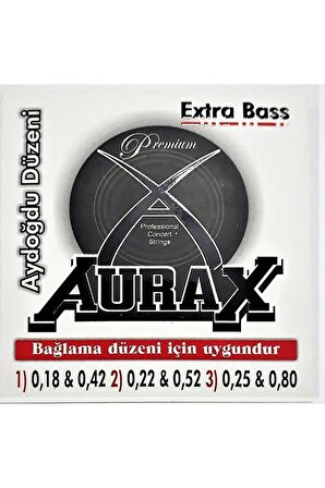 AURAX AX-18P SAZ TELİ PROFESYONEL 0.18 KISA SAP EXTRA BASS