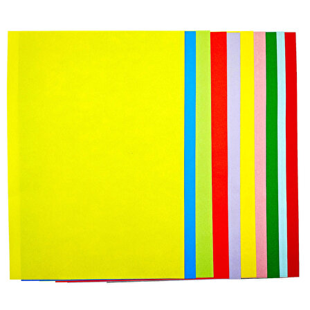 Fotokopi Kağıdı Renkli A4 100 Lü - 10 Renk