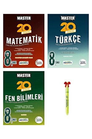 LGS 8.Sınıf Master Matematik Türkçe Fen Bilimleri Deneme