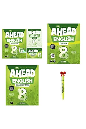 Ahead with English 8 Practice Book, Test Book, Vocabulary Book