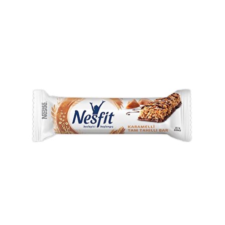 Nesfit Karamelli Tam Tahıllı Bar 23,5 Gr. (4'lü)