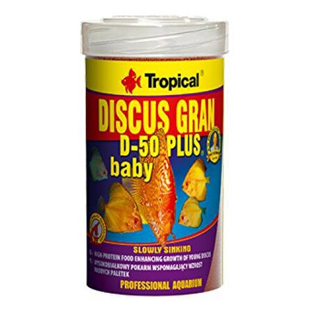 Tropical Discus Gran D-50 Plus Baby 100Ml/52g