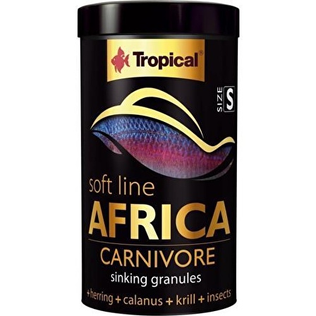 Tropical Soft Line Africa Carnivore Size S 250ml 150gr