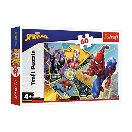 PUZZLE-17372 Marvel Spiderman 60 Parça Puzzle