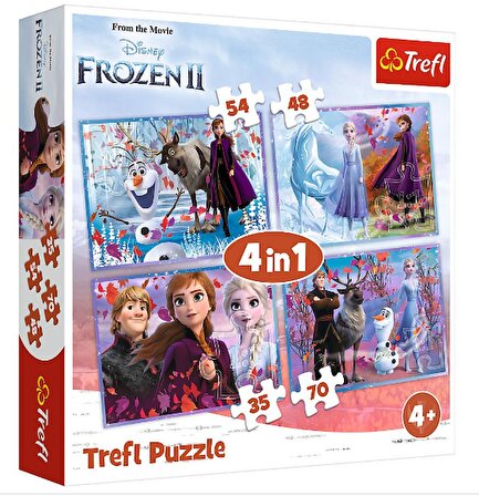 Vardem 4in1 Puzzle Frozen 2 34323