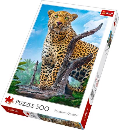 Trefl Puzzle Wild Leopard 11+ Yaş Orta Boy Puzzle 500 Parça