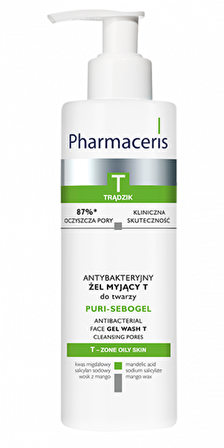 Pharmaceris T Puri Sebogel Tüm Ciltler için Dengeleyici Anti Alerjik Yüz Temizleme Kremi 190 ml 
