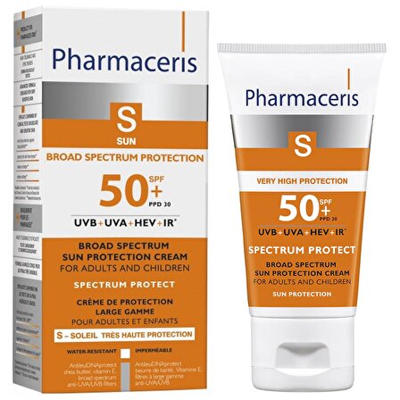 Pharmaceris 50+ Faktör Nemlendirici Tüm Cilt Tipleri İçin RenksizGüneş Koruyucu Krem 50 ml