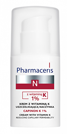 Pharmaceris Neocapillaires Capinon K %1 Tüm Cilt Tipleri İçin Su Bazlı Yağsız Nemlendirici Yüz Bakım Kremi 30 ml
