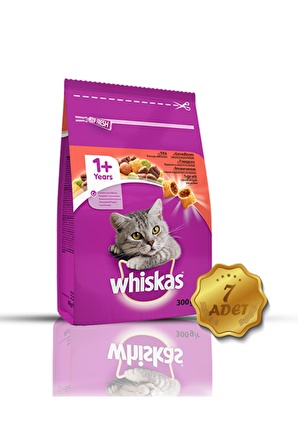 Whiskas Biftekli Kuru mama 300 g 7 Adet