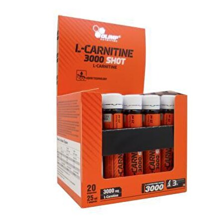 Olimp L-Carnitine 20 Ampul Kiraz Aromalı 3000 mg
