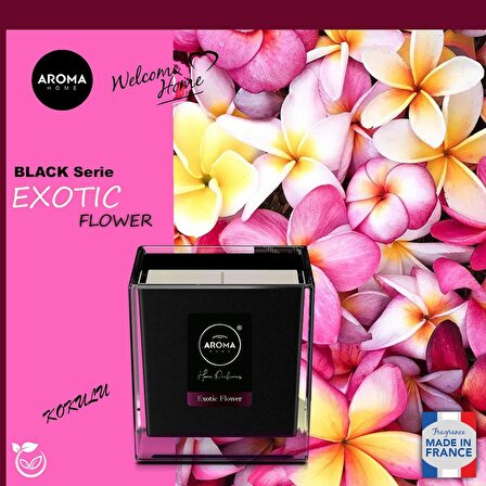 Aroma Home Black Series Kokulu Mum Exotic Flower  155gr.