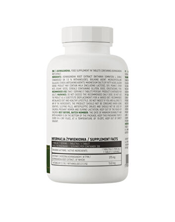 Ostrovit, Ashwagandha 375 mg 200 Tablet