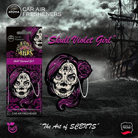 Aroma Cellulose Asma Koku -  Skull Violet Girl 