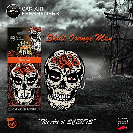 Aroma Cellulose Asma Koku - Skull Orange Man