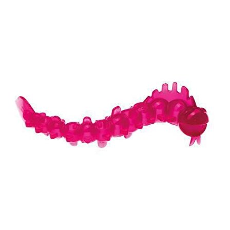 Aquael Comfy Toy Worm Oyuncak Pembe 8 Cm