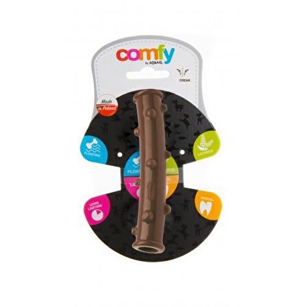 Aquael Comfy Toy Dental Stick Screeching Kahverengi 18*4 Cm