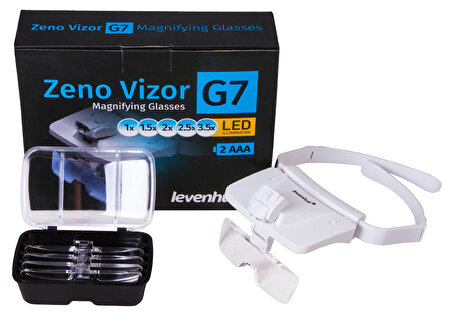 Levenhuk Zeno Vizor G7 Büyüteçli Gözlükler