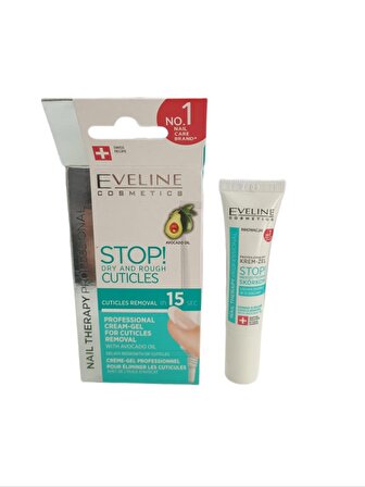 Eveline Stop Cuticles Professional Cream Gel  Avokado Yağlı Katikül Yumuşatıcı Tırnak Eti Çıkarıcı