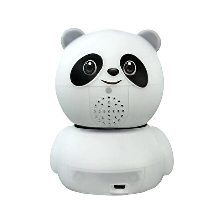 QASUL  Panda 360° 1080p Ip Güvenlik Kamerası Gece Görüşlü Bebek Bakıcı Ip Wifi Kamerası