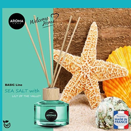 Aroma Home Basic Line Sea Likit Koku Salt With Lily Of The Valley 50ml.