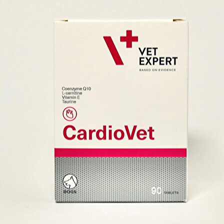 VetExpert Cardiovet Yavru - Yetişkin Dolaşım Sistemini Destekleyici E Vitamini Tablet 90 Adet 