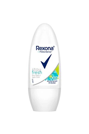 Rexona Stay Fresh Antiperspirant Leke Yapmayan Kadın Roll-On Deodorant 50 ml