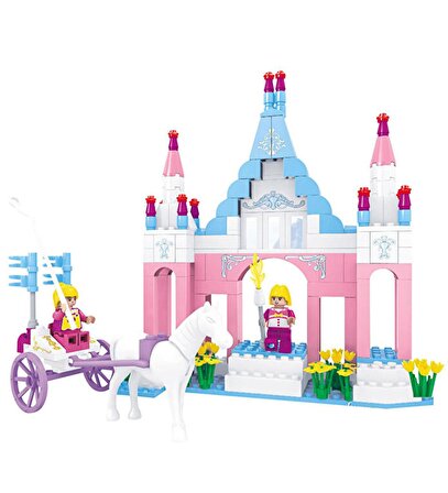 Ausini-Asya Bricks 24502, Fairyland 245 Parça Şato ve At Arabası Temalı Lego Seti