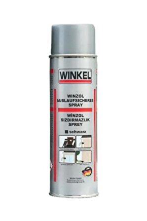 Winkel Winzol Sızdırmazlık Sprey Siyah Renk 2'li Paket 500ML×2