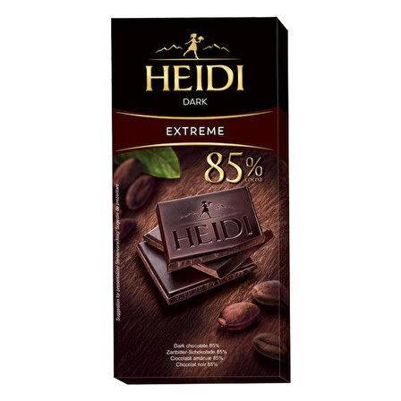 Heidi  Extreme Bitter %85 Kakaolu Çikolata 80 gr.