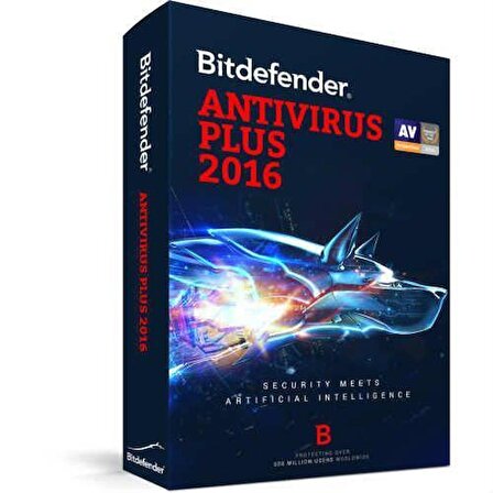 BITDEFENDER Antivirüs Plus 2016 / 3 Kullanıcı/1Yıl