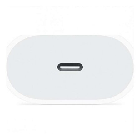 Apple iPhone 20W Hızlı Şarj Başlığı USB-C Lightning Yeni Nesil Güç Adaptörü
