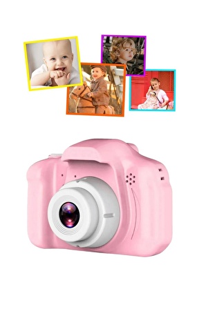 Dijital Fotoğraf Makinesi Çocuk Mini 1080p Hd Kamera Selfie Çocukfoto 91x56