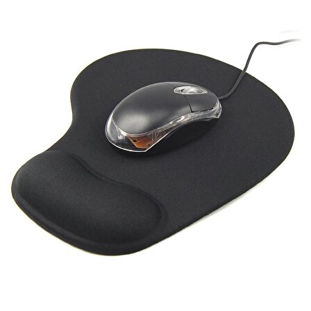 Kaydırmaz Bilek Destekli Mouse Pad - Gamer Silikon Jel Oyun Ped