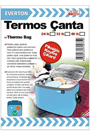 Termo Termal Çanta 40 Litre Termos Sırt Çantası Buzluk (cadde outlet güvencesi ile) 25151