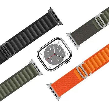 Polham Apple Watch 1,2,3,4,5,6,7,8 için 38-40-41MM Uyumlu Alpine Loop Kayış, Hafif Şık Kordon