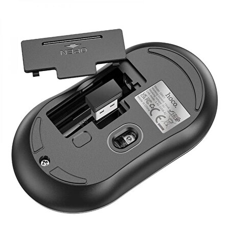Polham HC Platinium Series Bluetooth 1600DPI 2.4G Kablosuz Optik Mouse, Ergonomik Ultra Hassas Mouse