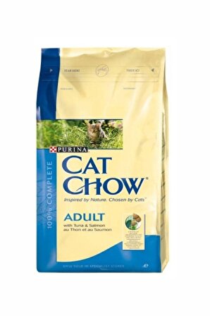 Purina Cat Chow Yetişkin Ton Balıklı&Somonlu Kedi 